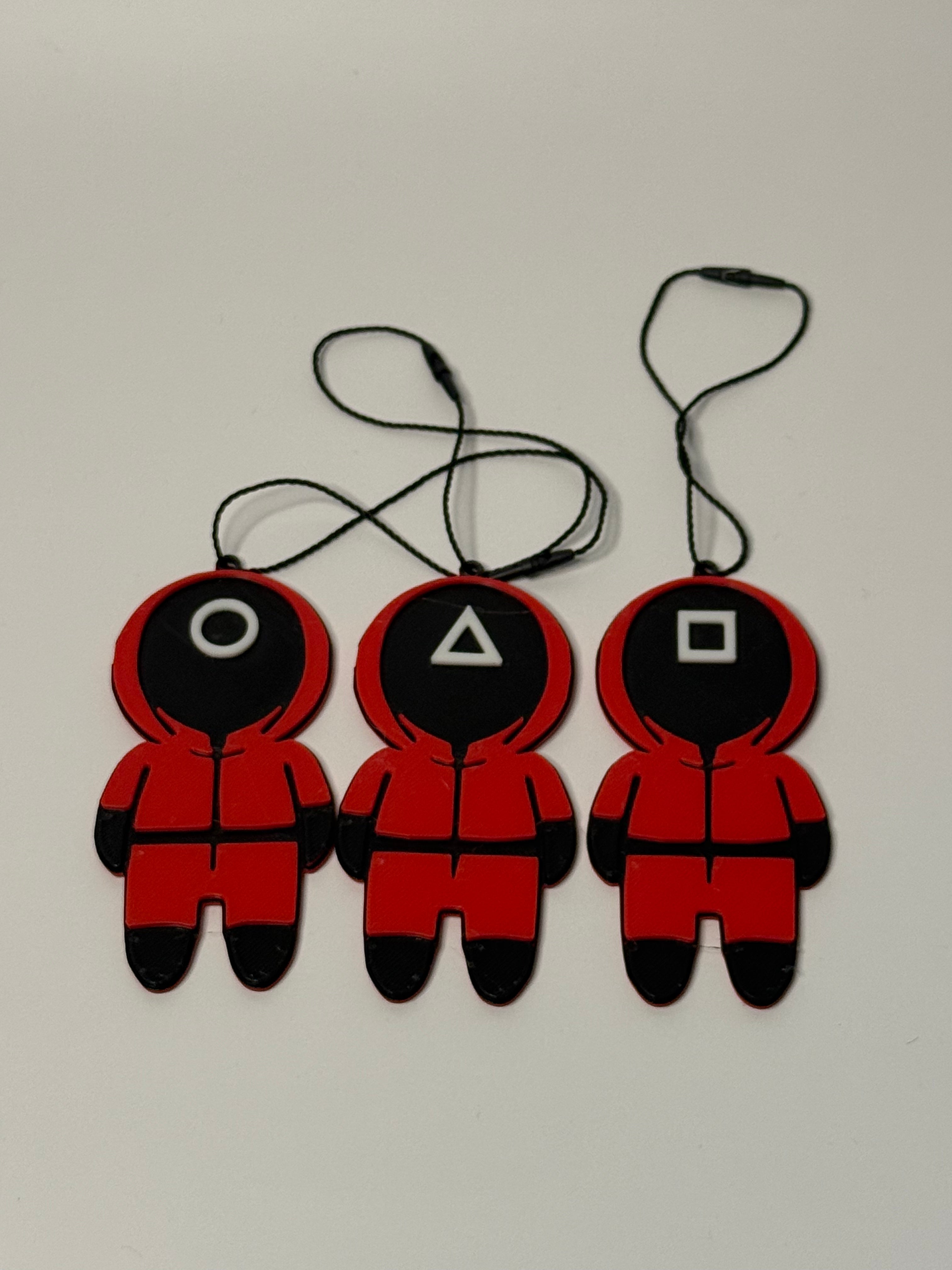 Red Guard Masked Ornament Set