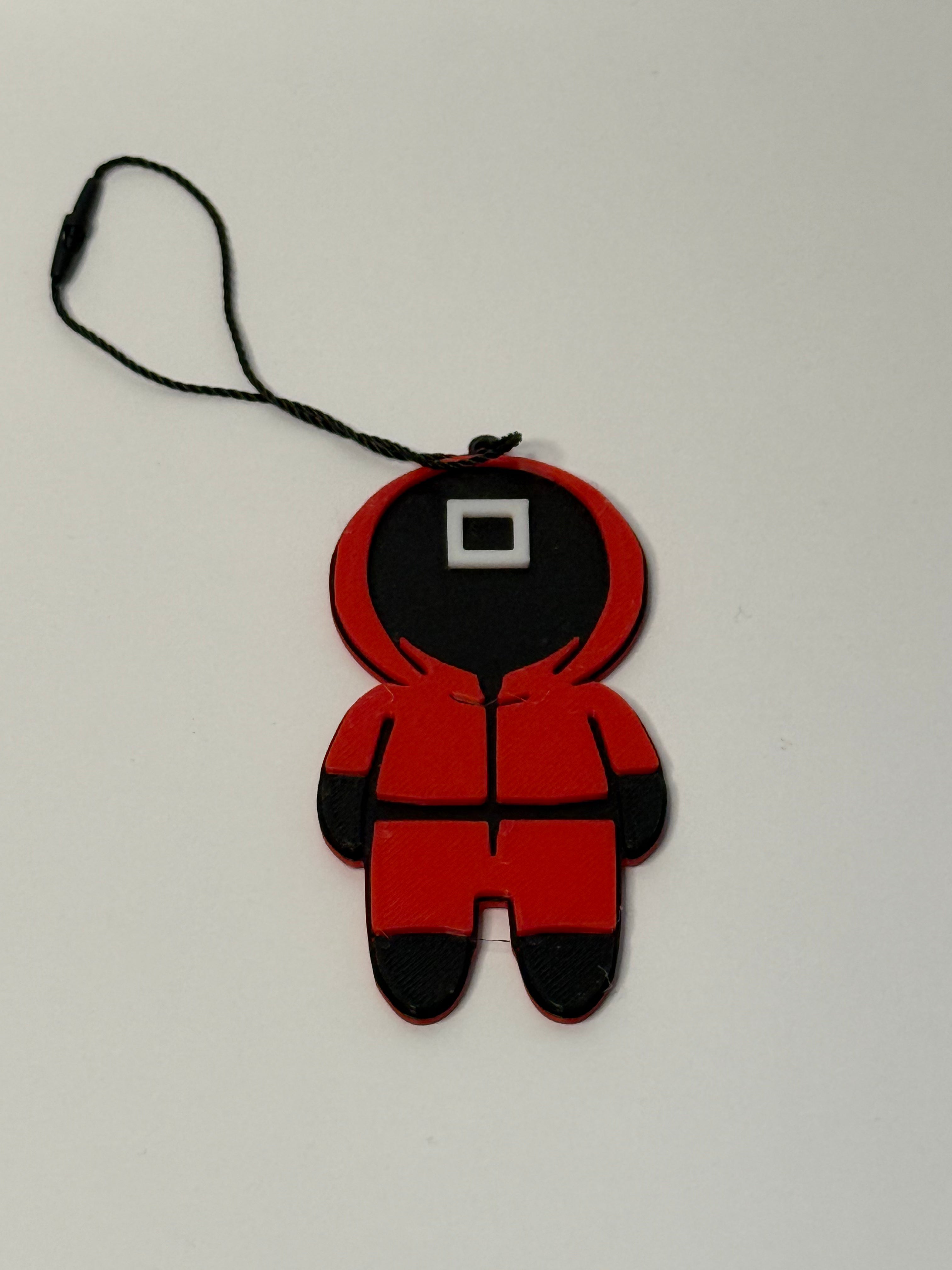 Red Guard Masked Ornament Set