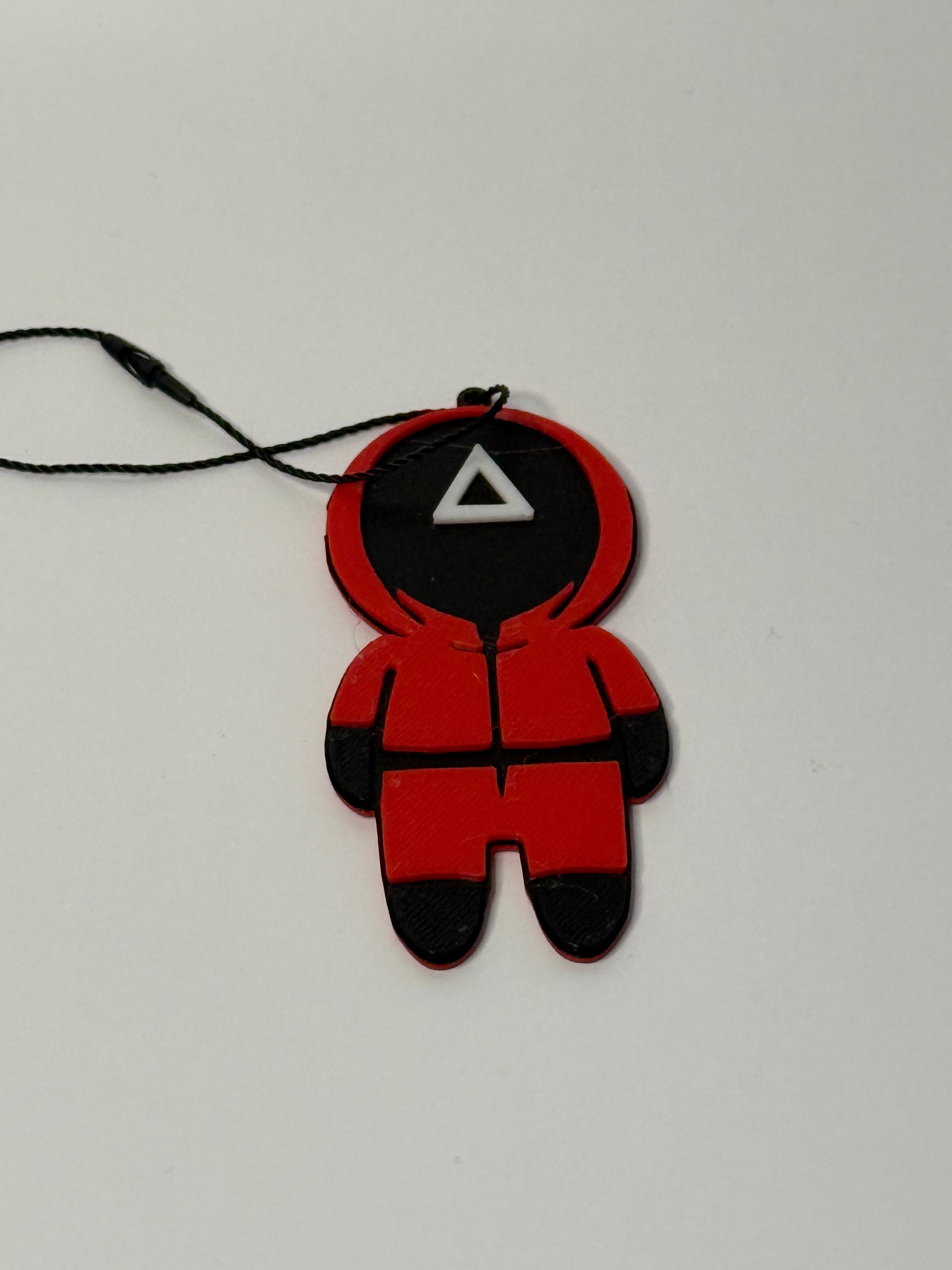 Red Guard Masked Ornament Set