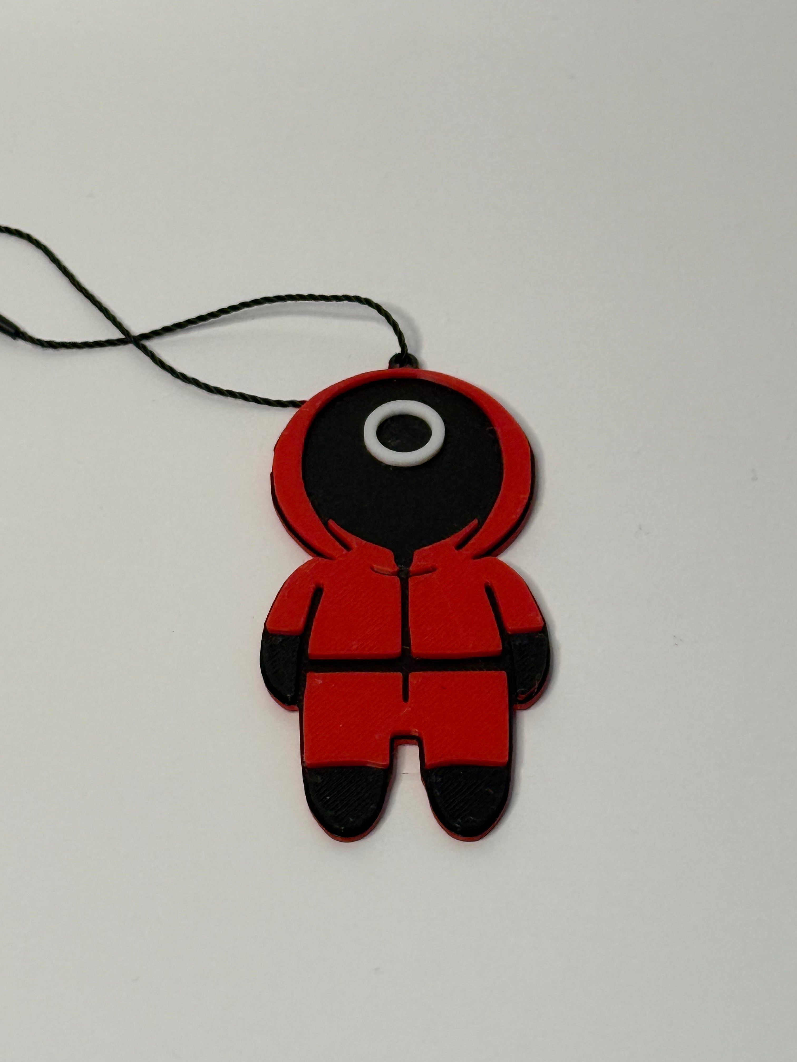 Red Guard Masked Ornament Set