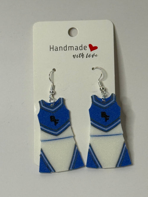 Bondurant Cheer Uniform Earrings – Bluejay Spirit Wear - Stratus Forge Technologies