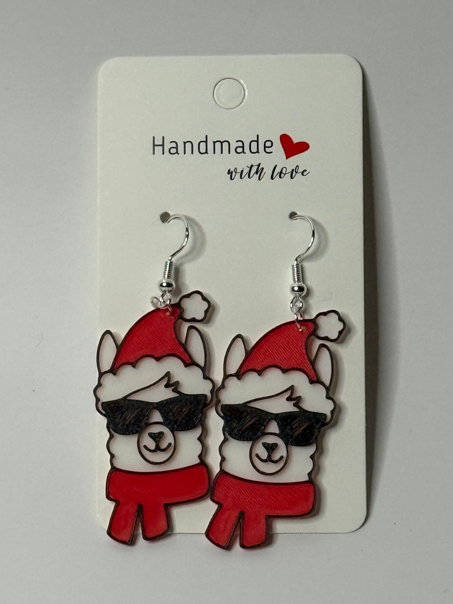🦙🎅 Cool Llama Christmas Earrings - Stratus Forge Technologies