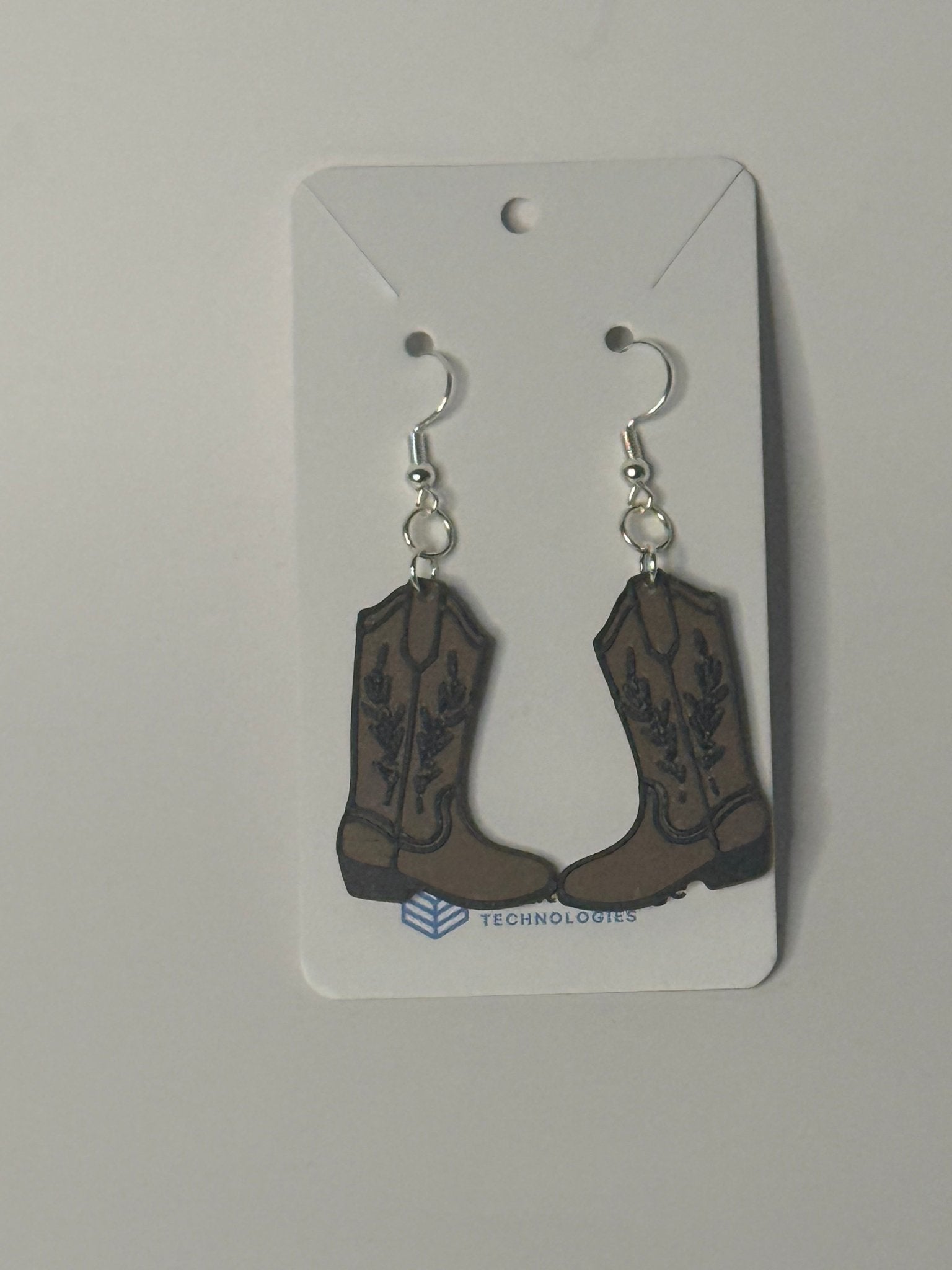 Cowboy Boots & Hat Earrings - Stratus Forge Technologies