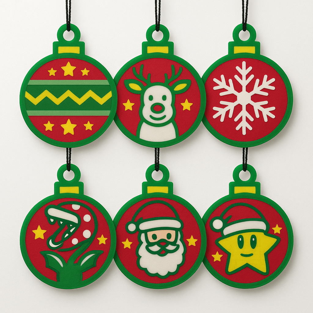 🎄 Festive Ornament Ball Collection - Stratus Forge Technologies