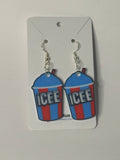 Frozen Slushie Drink Earrings - Stratus Forge Technologies