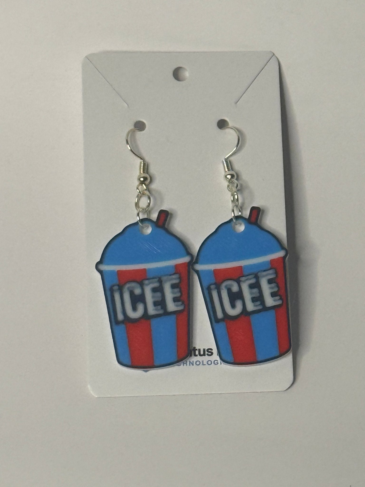 Frozen Slushie Drink Earrings - Stratus Forge Technologies