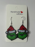 Grinch Christmas Earrings 🎄💚 - Stratus Forge Technologies