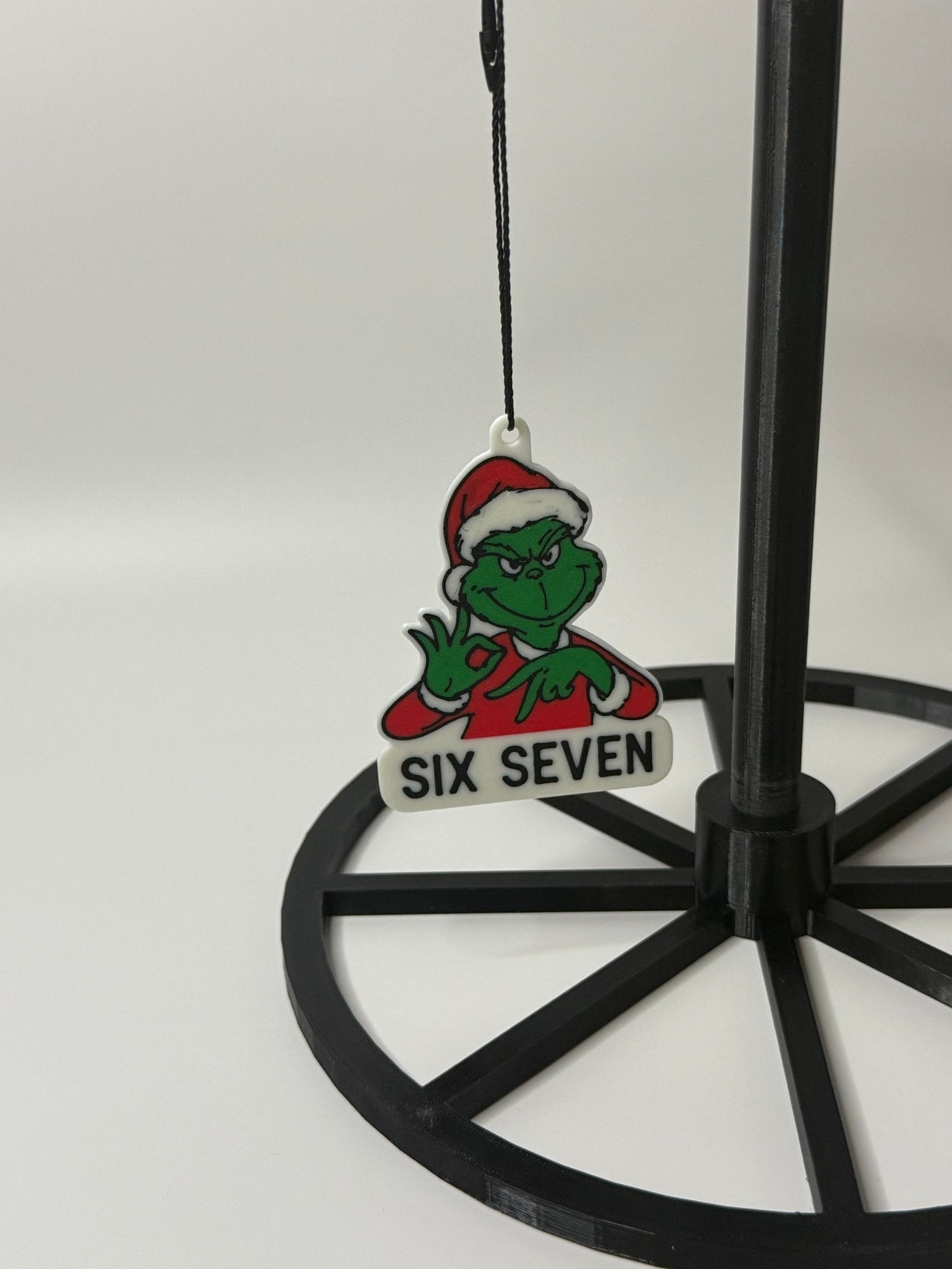 🎄 Grinch Six Seven Ornament - Stratus Forge Technologies