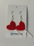 Heart Lollipop Dangle Earrings - Stratus Forge Technologies
