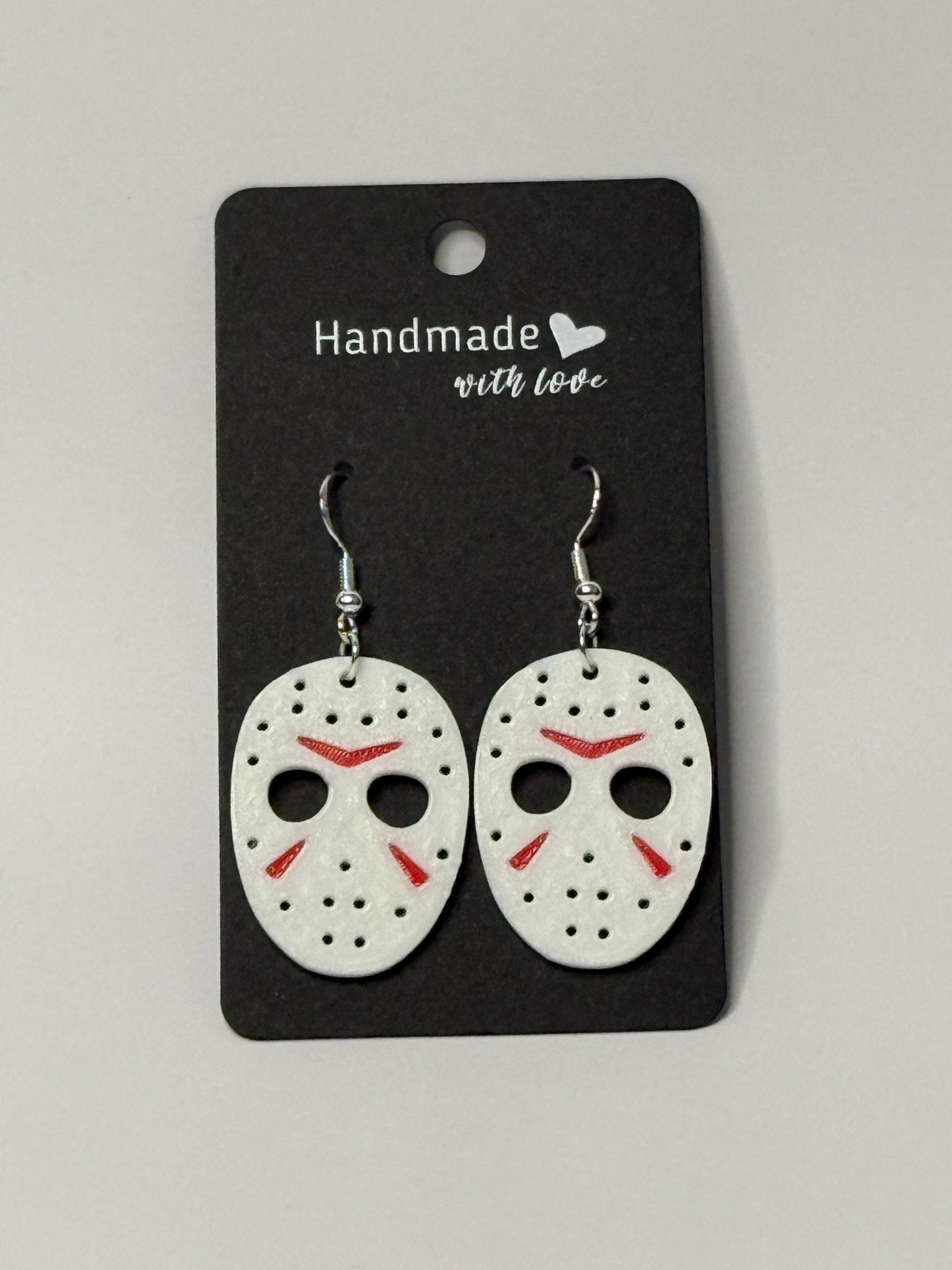 Horror Mask Earrings - Stratus Forge Technologies