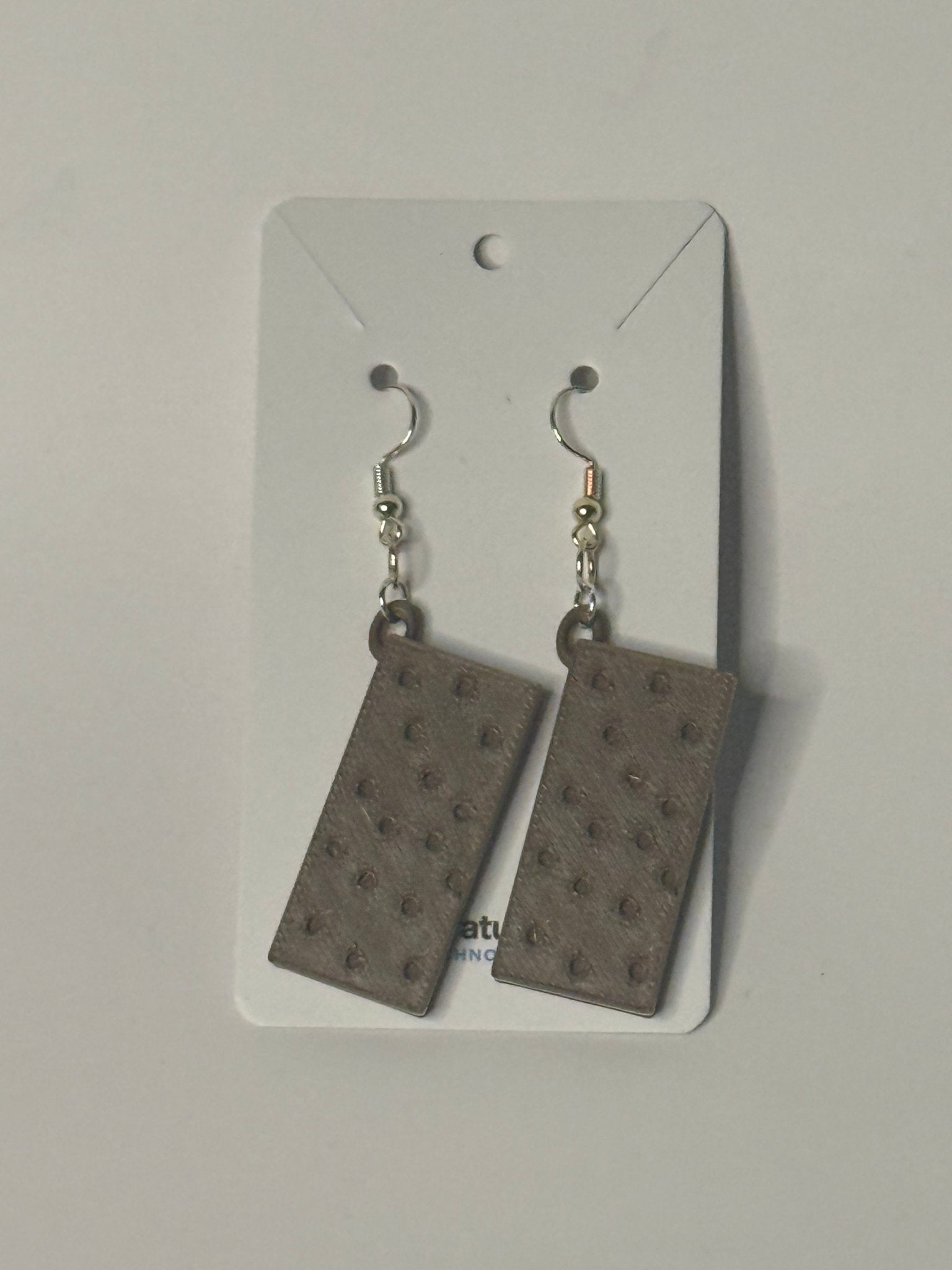 Ice Cream Sandwich Earrings – Cute Summer Dessert Jewelry - Stratus Forge Technologies