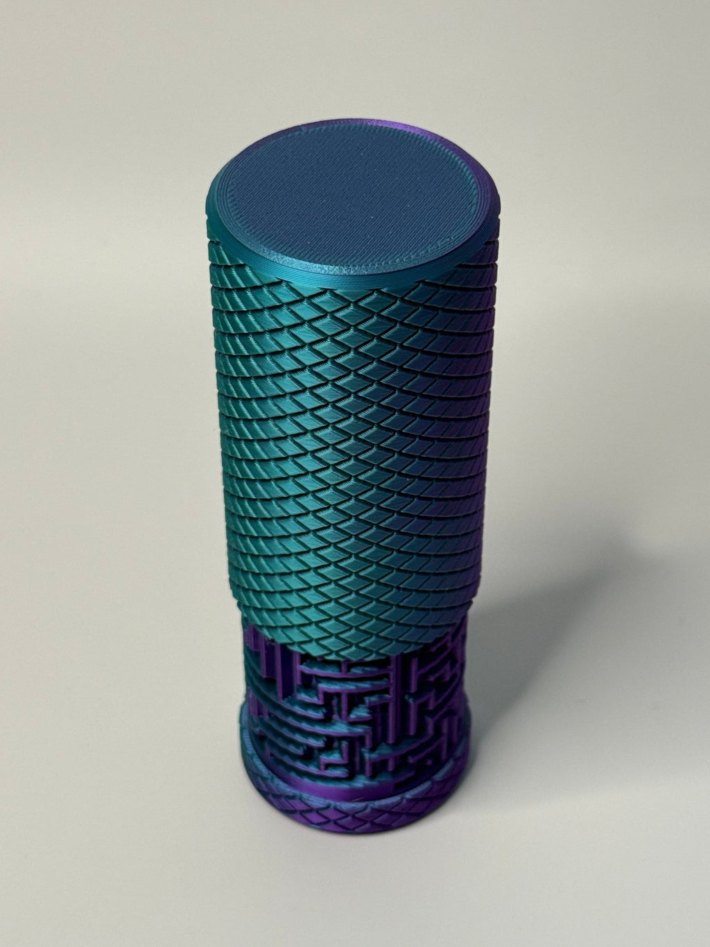 Knurled Style Puzzle Maze Cylinder - Stratus Forge Technologies