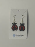 Ladybug Earrings | Dangle or Stud | Cute Bug Jewelry - Stratus Forge Technologies