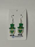 Leprechaun Gnome Dangle Earrings – St. Patrick’s Day - Stratus Forge Technologies