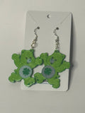 Lucky Clover Bear Earrings - Stratus Forge Technologies