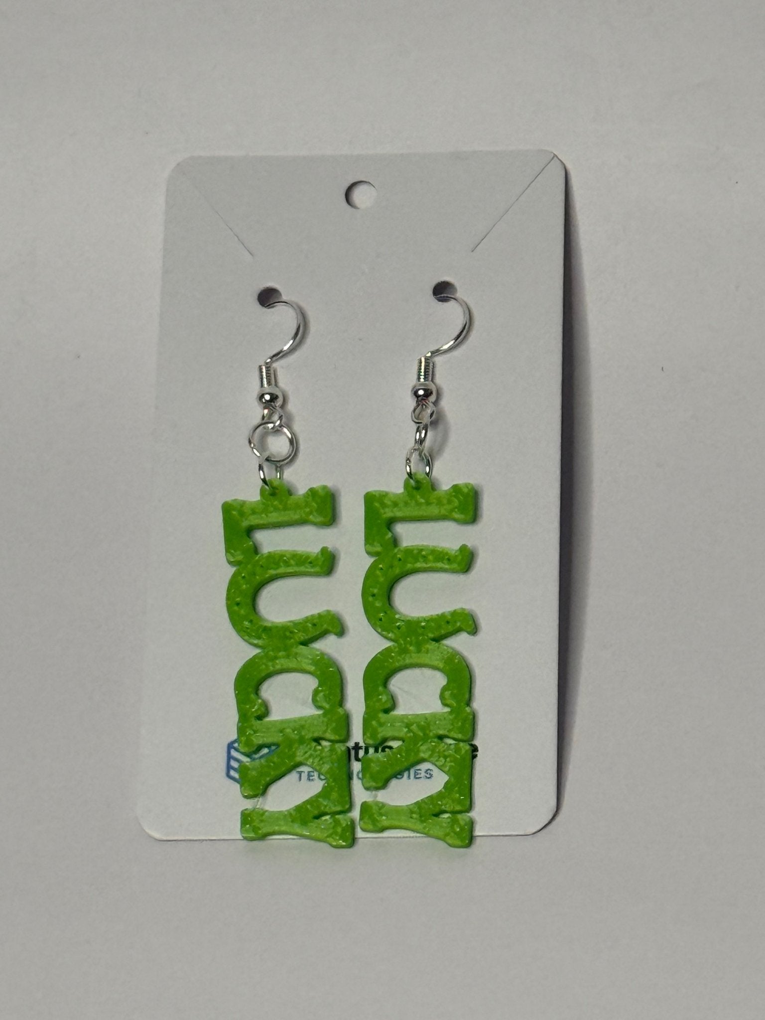 “Lucky” Dangle Earrings – St. Patrick’s Day - Stratus Forge Technologies