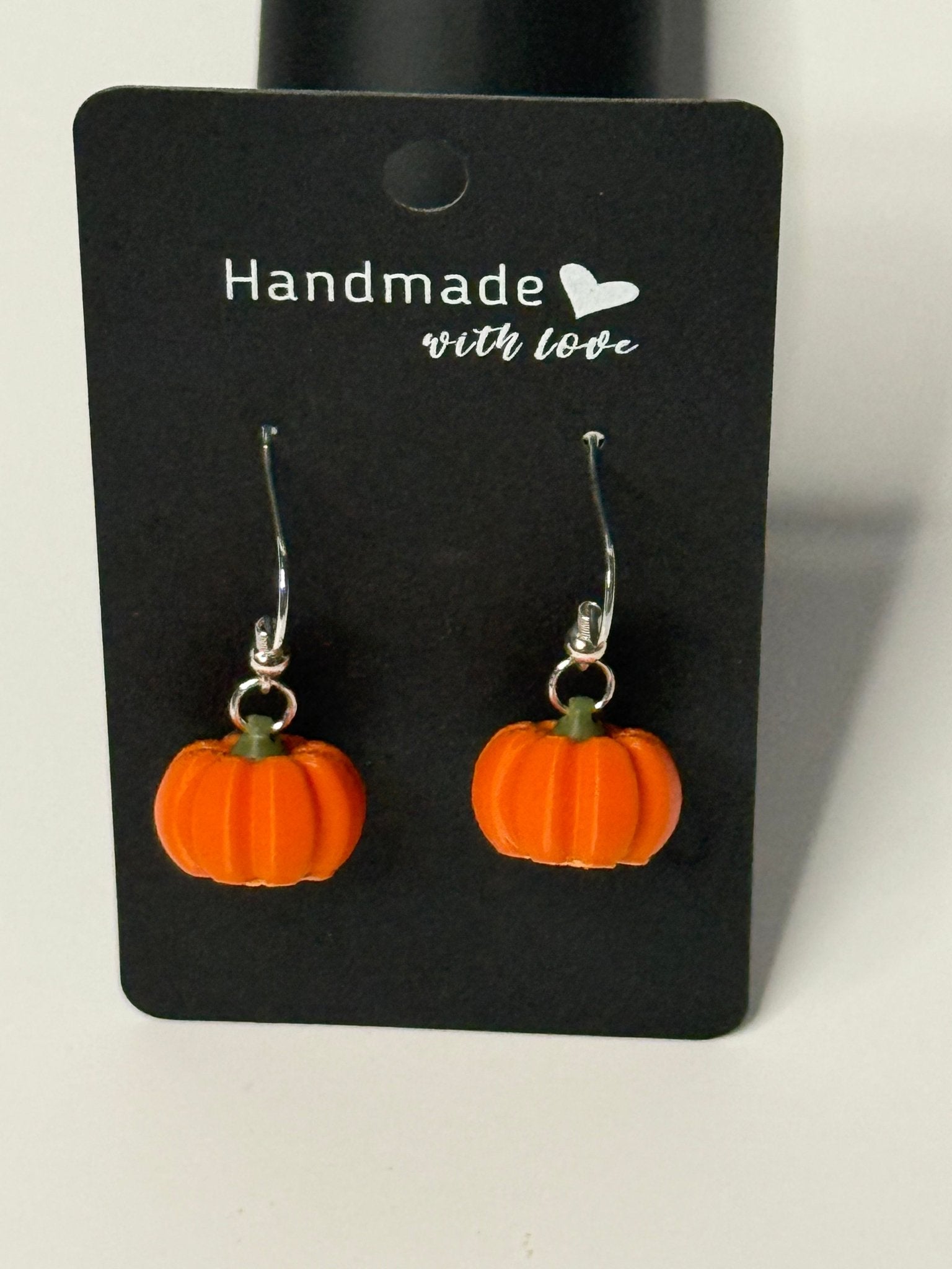 🎃 Mini Pumpkin Earrings - Stratus Forge Technologies