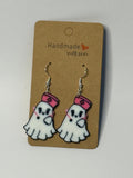 Nurse Ghost Earrings - Stratus Forge Technologies