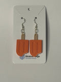 Orange Popsicle Earrings – Classic or Bite Taken - Stratus Forge Technologies