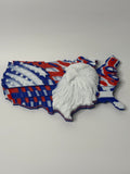 Patriotic Eagle Map (Red, White & Blue) - Stratus Forge Technologies