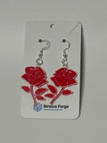 Romantic Rose Dangle Earrings – Perfect for Valentine’s Day - Stratus Forge Technologies