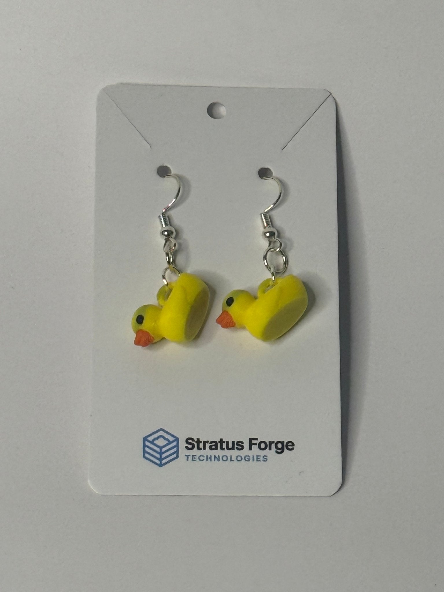 Rubber Duck Dangle Earrings - Stratus Forge Technologies