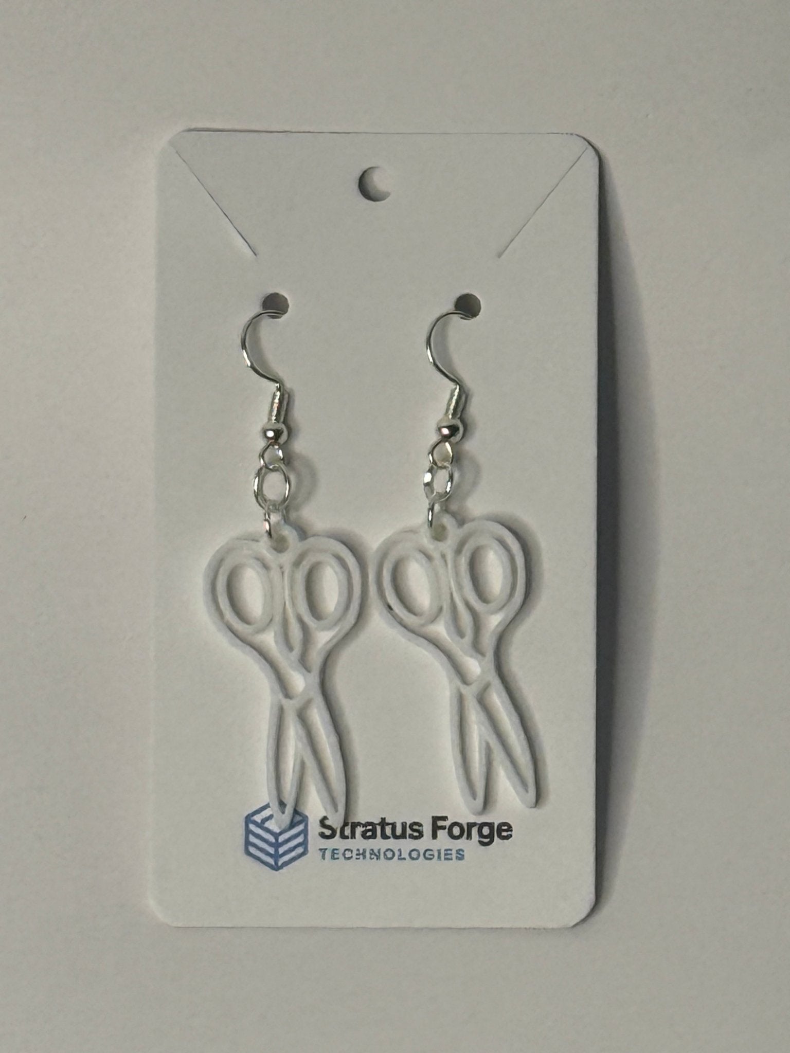 Scissors Dangle Earrings | Hairstylist & Crafter Jewelry - Stratus Forge Technologies