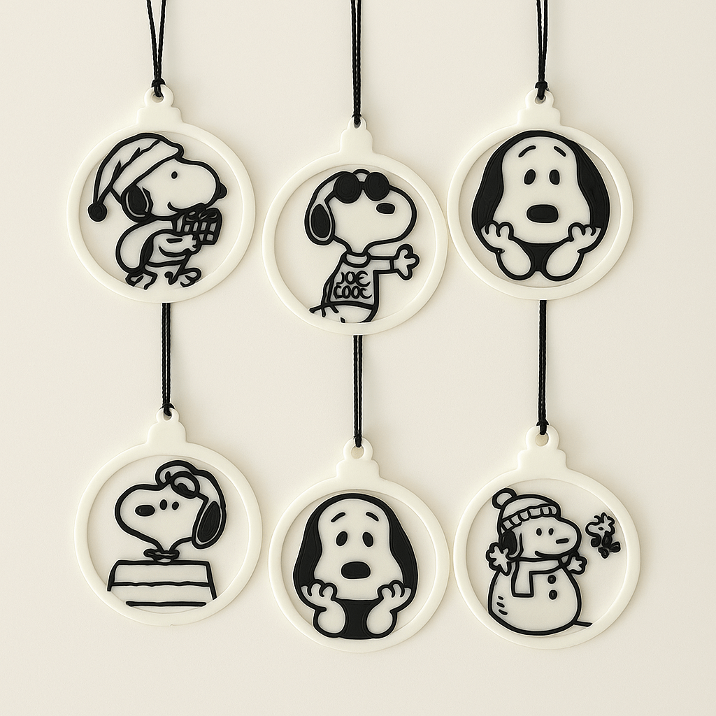 🎄 Snoopy Christmas Ornament Collection - Stratus Forge Technologies