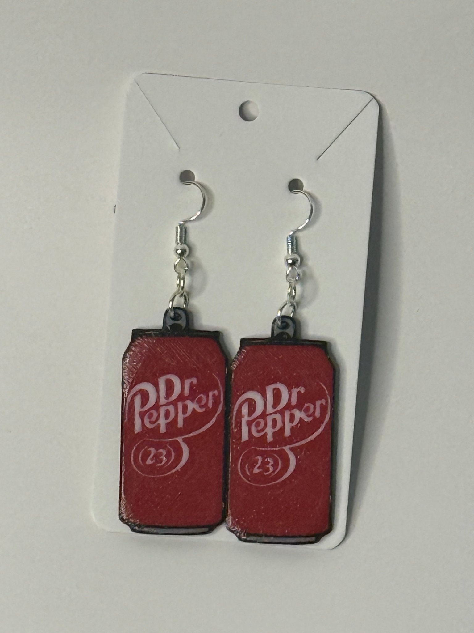 Soda Can Dangle Earrings | Classic Cola, Diet, or Dr Pepper - Stratus Forge Technologies