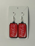 Soda Can Dangle Earrings | Classic Cola, Diet, or Dr Pepper - Stratus Forge Technologies