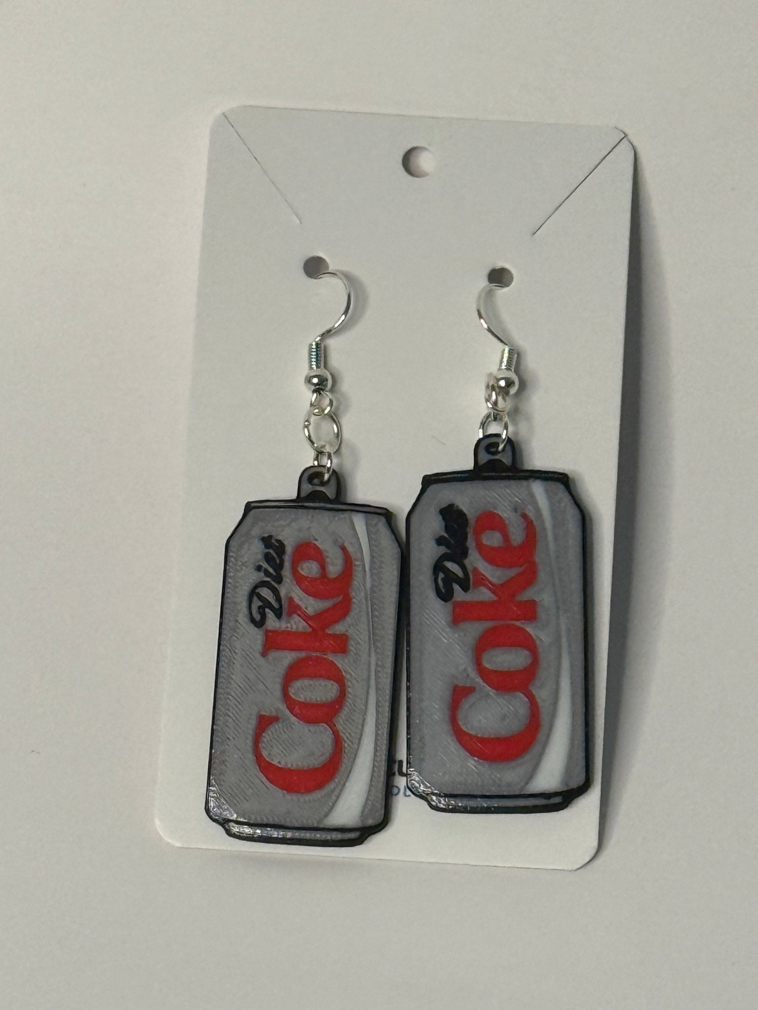 Soda Can Dangle Earrings | Classic Cola, Diet, or Dr Pepper - Stratus Forge Technologies