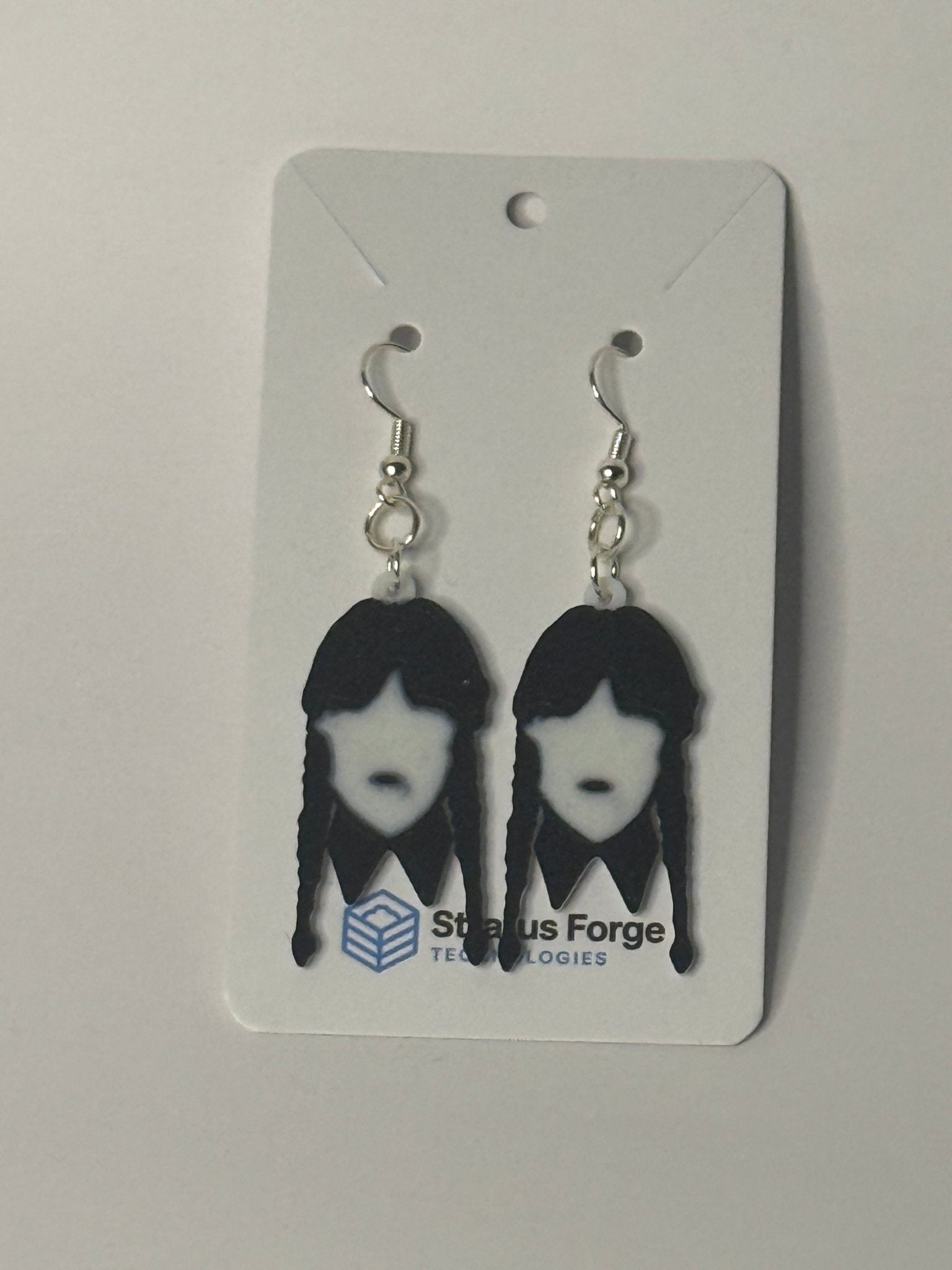 Spooky Braided Girl Earrings - Stratus Forge Technologies
