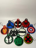 🦸‍♂️ Superhero Ornament Collection - Stratus Forge Technologies